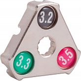 Ключ спицевой MIZUMI Spoker 1A на 3,2, 3,3 и 3,5 мм